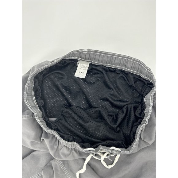 Nike Shorts Men's‎ Swim XL Gray Swimming Trunks Mesh Lined Elastic Waist - Picture 4 of 10